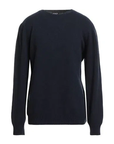Dondup Man Sweater Midnight Blue Size 46 Cashmere