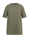 Dondup Man Sweater Military Green Size 44 Cotton
