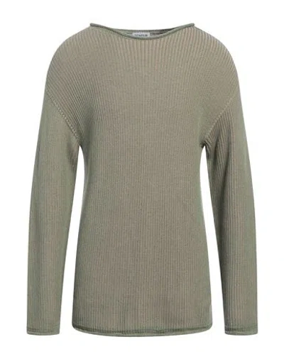 Dondup Man Sweater Military Green Size 44 Cotton