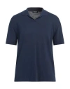 Dondup Man Sweater Navy Blue Size 42 Cotton
