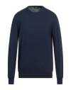 Dondup Man Sweater Navy Size 44 Cotton In Navy