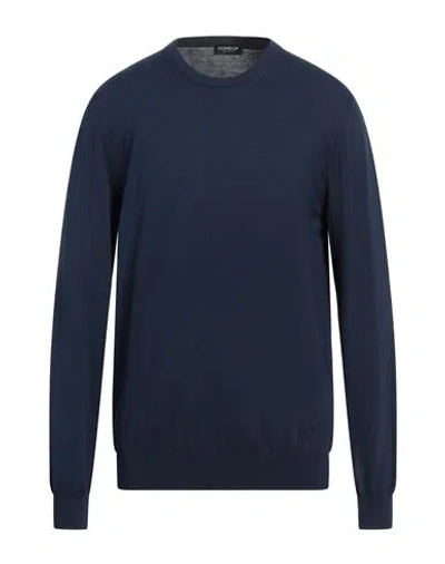 Dondup Man Sweater Navy Size 42 Cotton