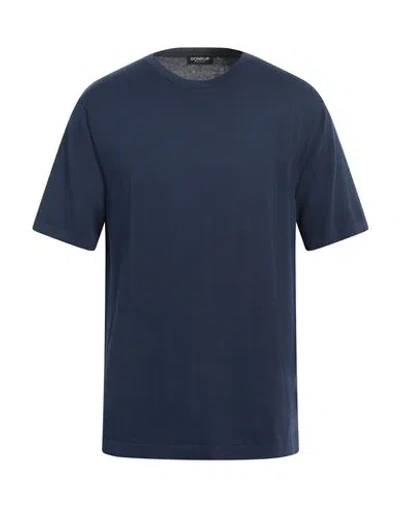 Dondup Man Sweater Navy Size 44 Cotton