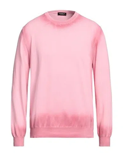 Dondup Man Sweater Pink Size 42 Cotton