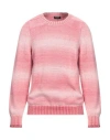 Dondup Man Sweater Pink Size 44 Cotton In Pink