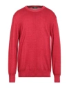 Dondup Man Sweater Red Size 42 Wool