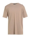 Dondup Man Sweater Sand Size 44 Cotton In Neutral