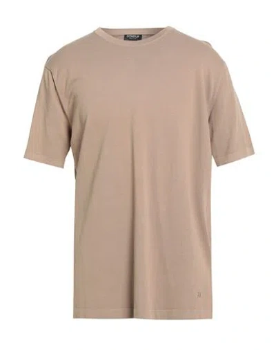 Dondup Man Sweater Sand Size 44 Cotton In Beige