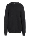 Dondup Man Sweater Steel Grey Size 40 Wool In Grey