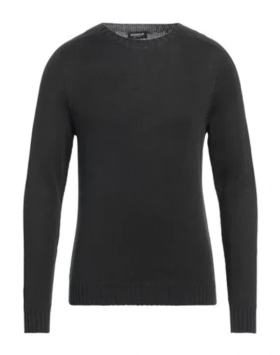 Dondup Man Sweater Steel Grey Size 46 Cotton