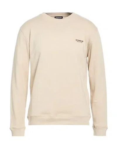 Dondup Man Sweatshirt Beige Size L Cotton, Elastane In Neutral