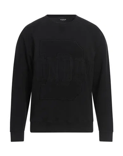 Dondup Man Sweatshirt Black Size L Cotton