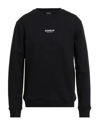 Dondup Man Sweatshirt Black Size L Cotton