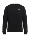 Dondup Man Sweatshirt Black Size L Cotton, Elastane