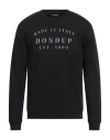 Dondup Man Sweatshirt Black Size L Cotton, Elastane