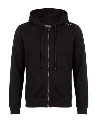 Dondup Man Sweatshirt Black Size Xl Cotton