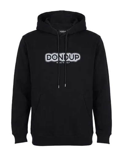Dondup Man Sweatshirt Black Size Xl Cotton