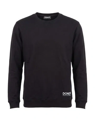 Dondup Man Sweatshirt Black Size Xl Cotton