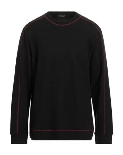 Dondup Man Sweatshirt Black Size Xl Virgin Wool, Polyamide, Cashmere