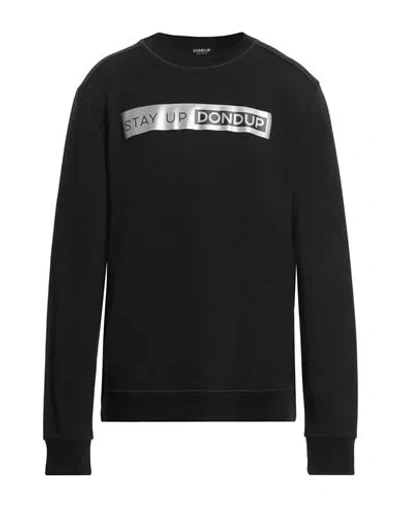 Dondup Man Sweatshirt Black Size Xxl Cotton