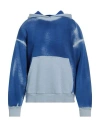 Dondup Man Sweatshirt Blue Size L Cotton, Elastane In Blue