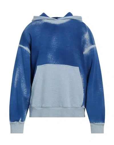 Dondup Man Sweatshirt Blue Size L Cotton, Elastane