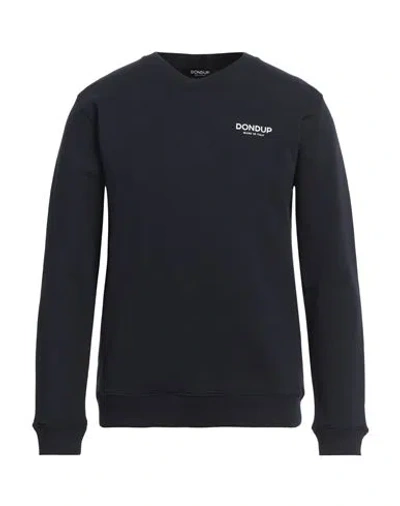 Dondup Man Sweatshirt Blue Size L Cotton, Elastane