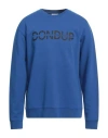 Dondup Man Sweatshirt Blue Size Xl Cotton, Elastane