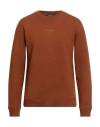 Dondup Man Sweatshirt Brown Size M Cotton