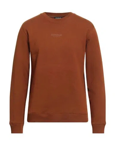 Dondup Man Sweatshirt Brown Size M Cotton