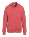 Dondup Man Sweatshirt Coral Size L Cotton, Elastane