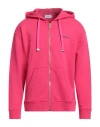 Dondup Man Sweatshirt Fuchsia Size Xl Cotton In Pink