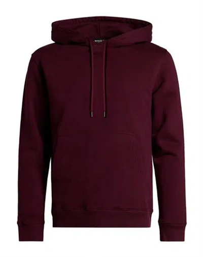 Dondup Man Sweatshirt Garnet Size S Cotton, Elastane In Red