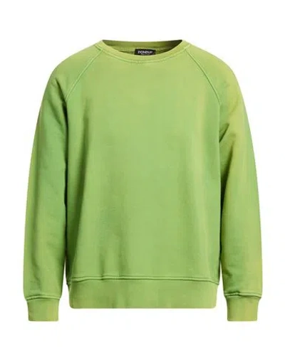 Dondup Man Sweatshirt Green Size L Cotton