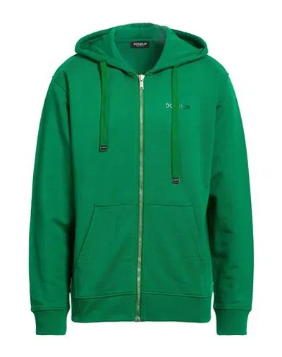 Dondup Man Sweatshirt Green Size Xxl Cotton