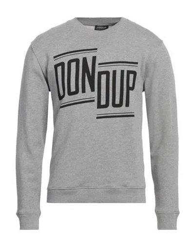 Dondup Man Sweatshirt Grey Size M Cotton, Elastane
