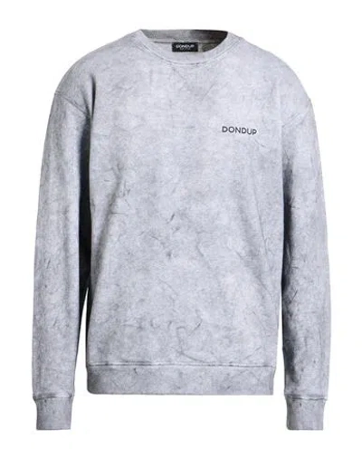 Dondup Man Sweatshirt Grey Size L Cotton, Elastane In Gray