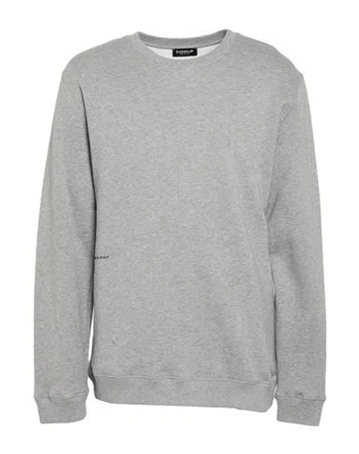 Dondup Man Sweatshirt Grey Size L Cotton In Gray