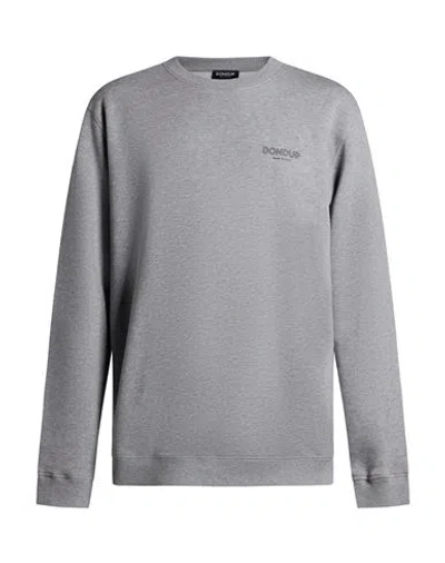 Dondup Man Sweatshirt Grey Size Xl Cotton In Gray
