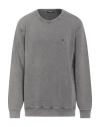 Dondup Man Sweatshirt Grey Size Xxl Cotton In Gray