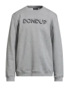 Dondup Man Sweatshirt Grey Size Xxl Cotton In Gray