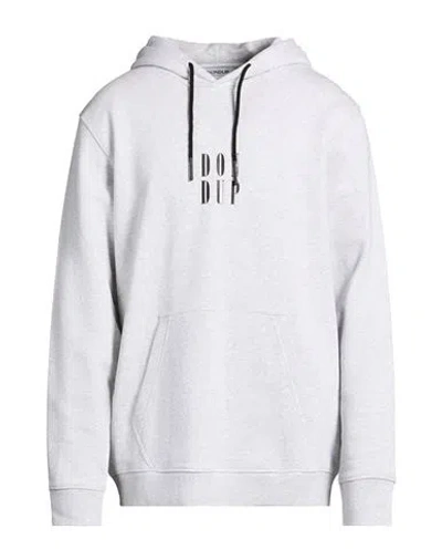 Dondup Man Sweatshirt Grey Size Xxl Cotton In Gray