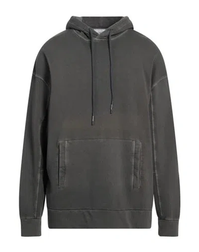 Dondup Man Sweatshirt Lead Size Xxl Cotton In Grey