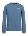 Dondup Man Sweatshirt Light Blue Size L Cotton, Elastane