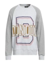 Dondup Man Sweatshirt Light Grey Size L Cotton In Gray
