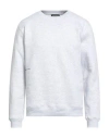 Dondup Man Sweatshirt Light Grey Size L Cotton In White