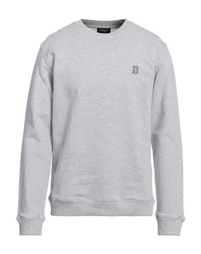 Dondup Man Sweatshirt Light Grey Size L Cotton, Elastane