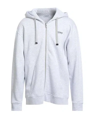 Dondup Man Sweatshirt Light Grey Size Xxl Cotton, Elastane In Gray