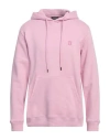 Dondup Man Sweatshirt Mauve Size M Cotton, Elastane In Purple
