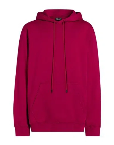 Dondup Man Sweatshirt Magenta Size Xxl Cotton, Elastane